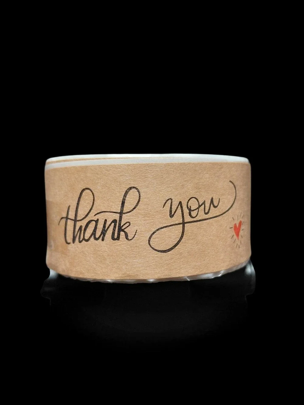 120ct. Thank You Kraft - Brown Thank You Stickers Bonus 3 Random Polymailers